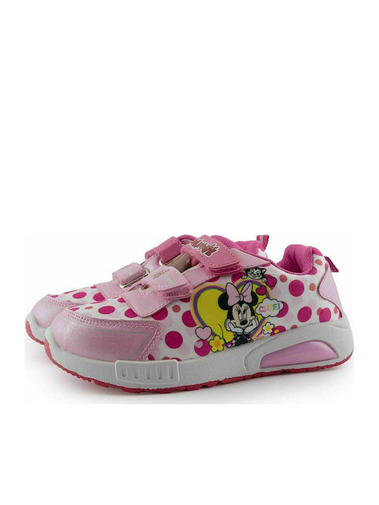 Meridian Kids Sneakers MIN1246 with Scratch Pink