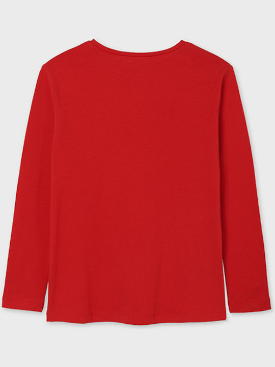 Mayoral Kids Blouse Long Sleeve Red