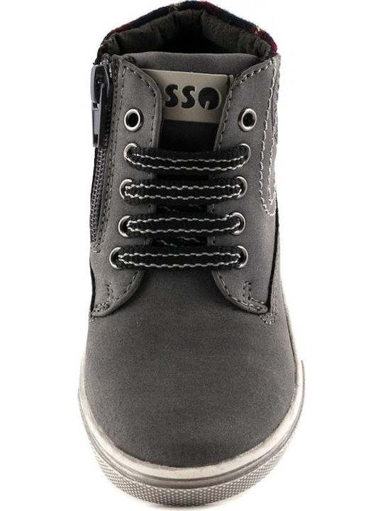 58502 Kids Sneakers High Gray
