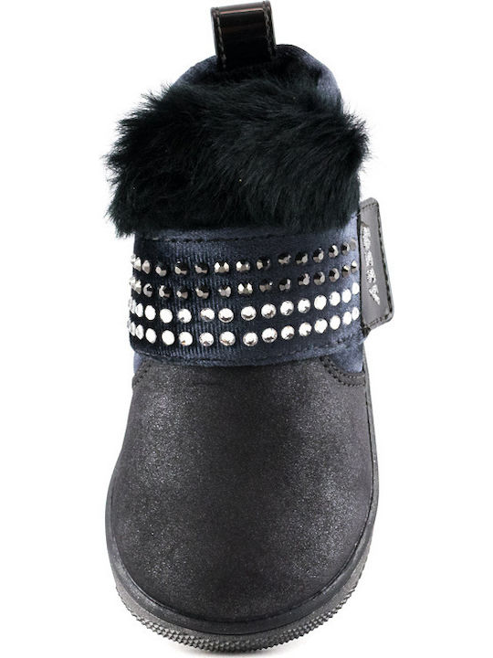 Kids Boots with Velcro Black