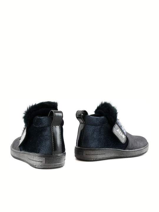 Kids Boots with Velcro Black