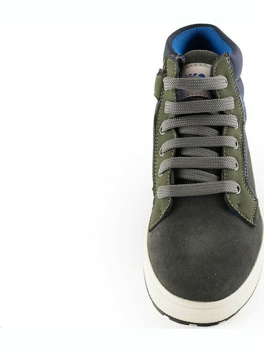 3203 Kids Sneakers High Gray