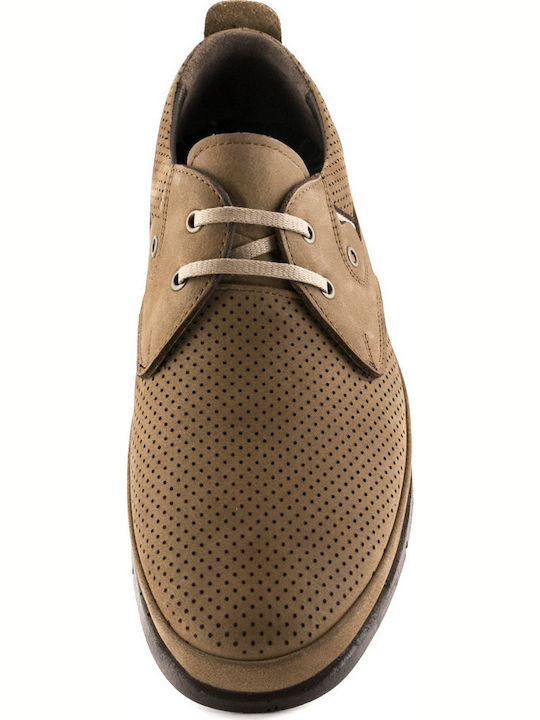 11708 Leder Herren Freizeitschuhe Braun