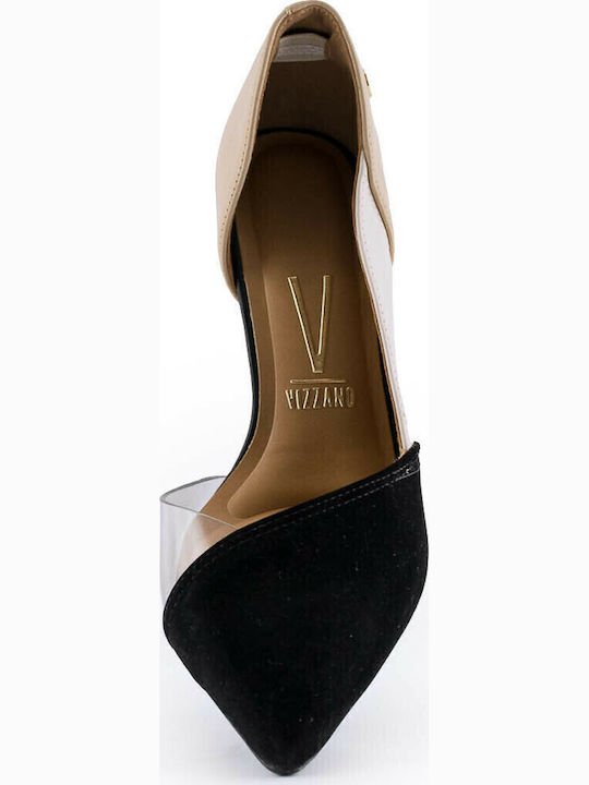 1184-1122 Pumps mit Stiletto-Absatz Mehrfarbig