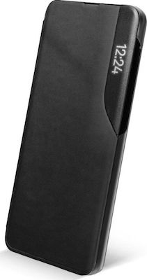 Hurtel Eco Leather View Book Δερματίνης Μαύρο (Galaxy A72)