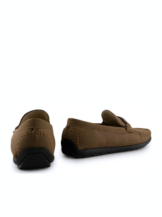 82-28016 Ανδρικά Loafers σε Καφέ Χρώμα