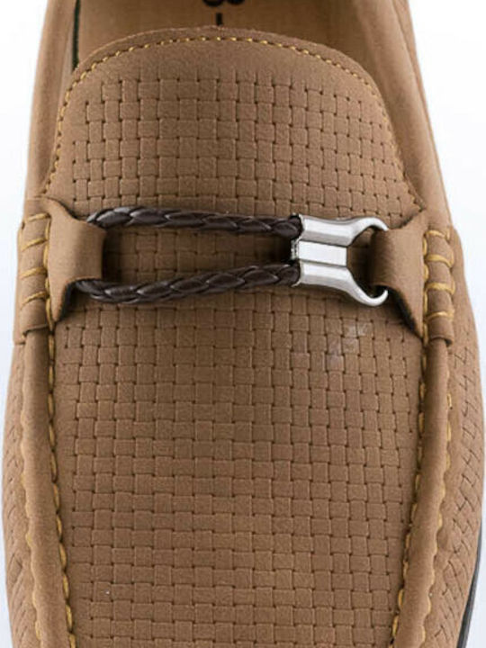 82-28016 Ανδρικά Loafers σε Καφέ Χρώμα