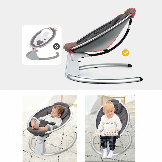 Hot Mom Elektrisch Baby Relax BB200 mit Musik Beige für Kind bis 9kg
