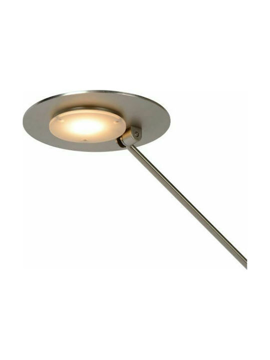 Lucide Lightning LED Φωτιστικό Γραφείου με Σπαστό Βραχίονα σε Ασημί Χρώμα
