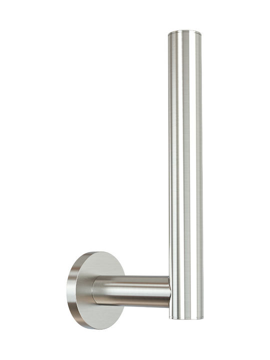 Verdi Omicron Wandmontiert Papierhalter Inox Silber