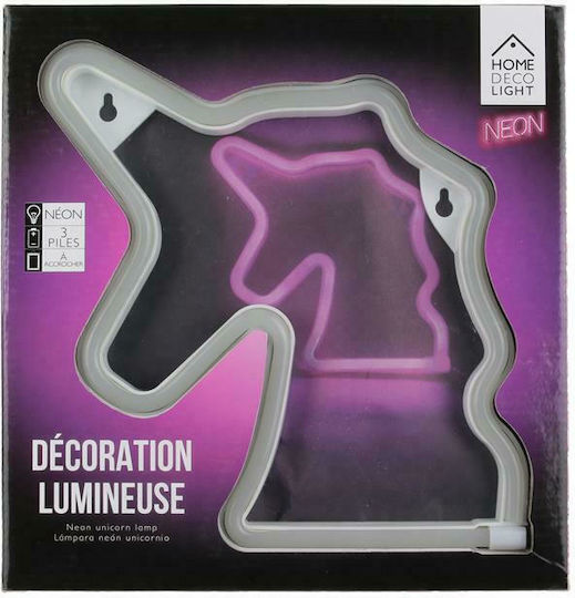Kinder Dekorative Lampe Einhorn Transparent 21x2x22.5εκ.