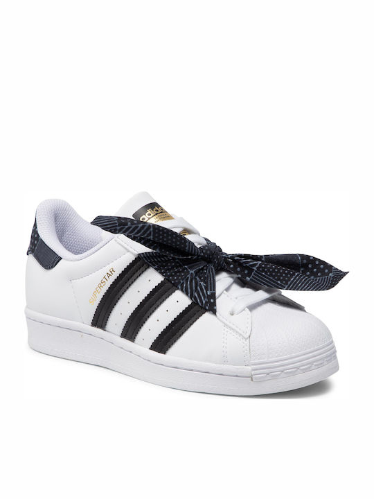 adidas Superstar Superstar J Cloud White / Core Black / Gold Metallic