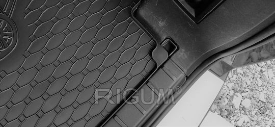 Rigum Πατάκι Πορτμπαγκάζ Τύπου Σκαφάκι για Peugeot 5008 Citroen C4 Grand Picasso Μαύρο