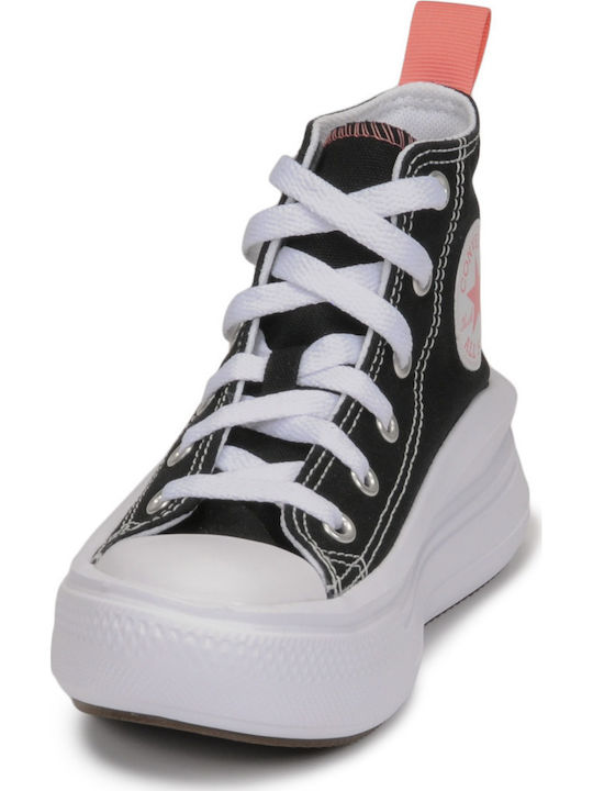Chuck Taylor All Star CHUCK TAYLOR ALL STAR Kids Sneakers High Black / Pink Salt / White