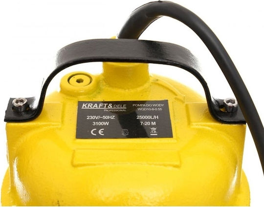 Kraft & Dele Μονοφασική Αντλία Ακαθάρτων / Λυμάτων 4.13hp με Κοπτήρες KD760