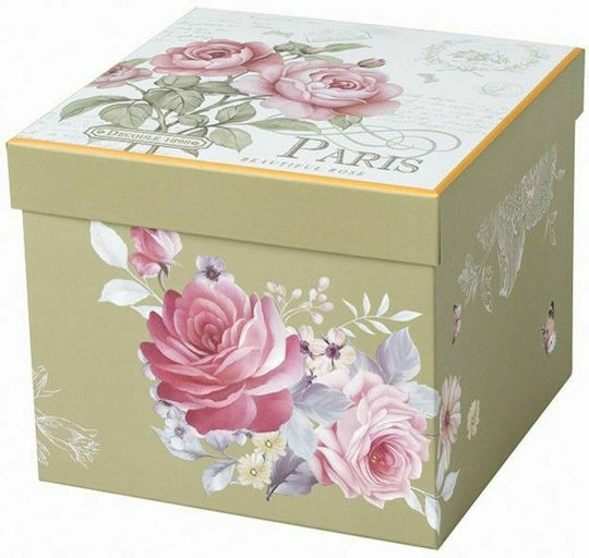 Karvounis Floral Paris Roses Cană din Porțelan Multicoloră Karvounis Floral Paris Roses Cană din Porțelan Multicoloră