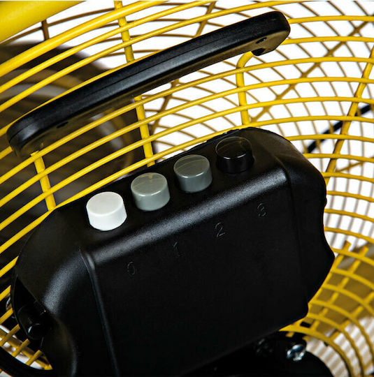 Gruppe FE-45D Ανεμιστήρας Δαπέδου 120W Διαμέτρου 45cm Κίτρινος