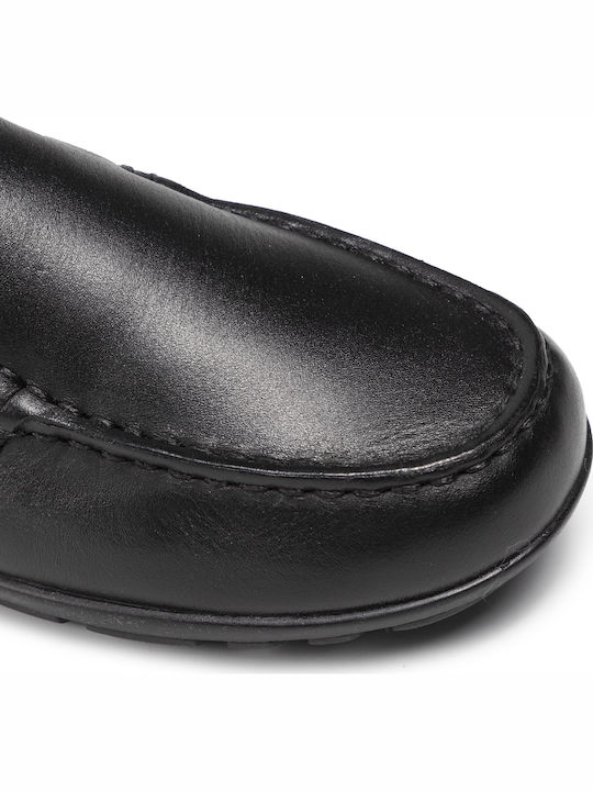 Pantofi copii din piele Negri Fast