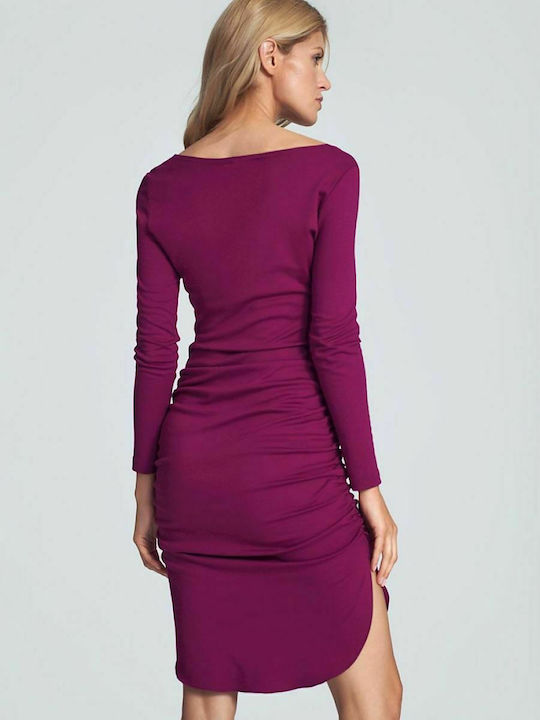 Figl M714 Mini Dress Purple 148290