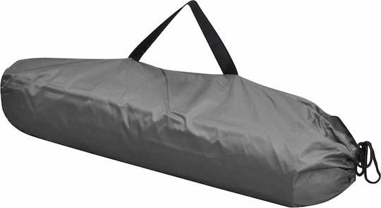vidaXL Summer Camping Tent Toilet Grey 130x130x210cm