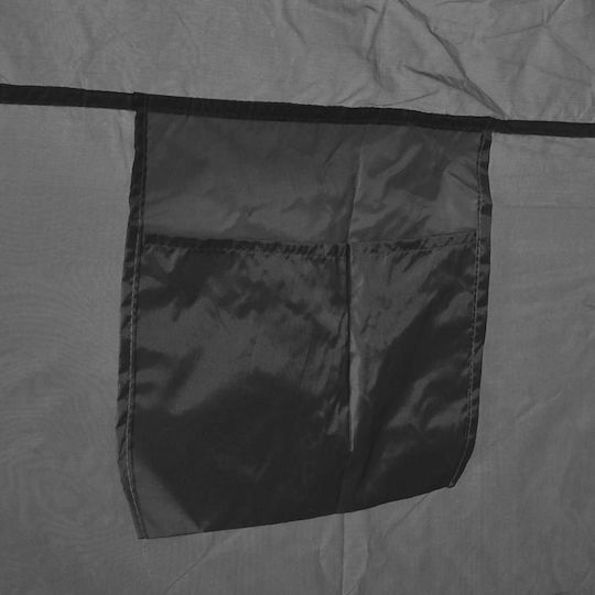 vidaXL Summer Camping Tent Toilet Grey 130x130x210cm