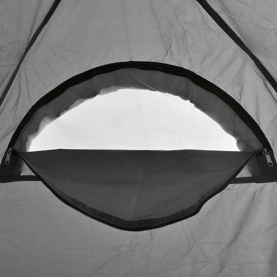 vidaXL Summer Camping Tent Toilet Grey 130x130x210cm