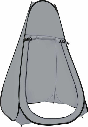 vidaXL Gray Pop Up Camping Tent for 1 Person 200cm