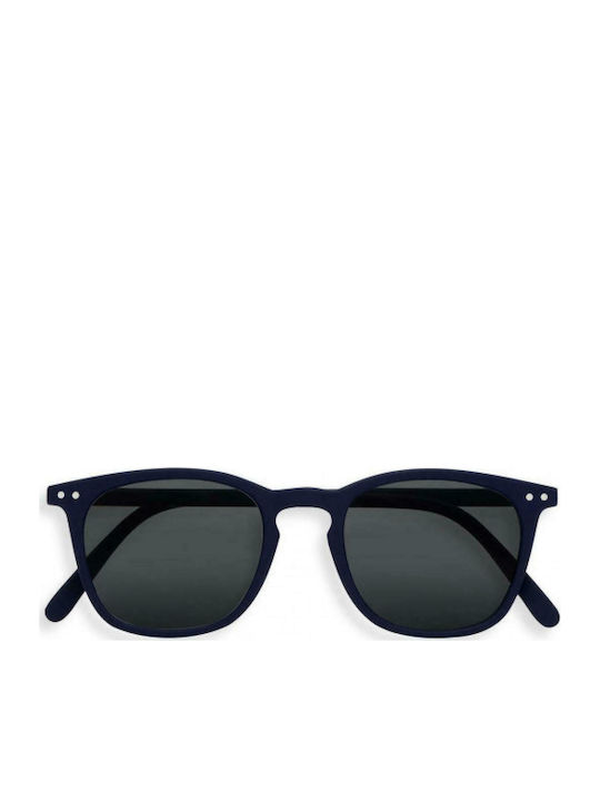 Izipizi E Sun Sunglasses with Navy Blue Plastic Frame and Black Lens