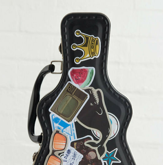 Suck Uk Rockstar Неръждаемо стоманено детско контейнерче за храна Черен x x 8.1cm