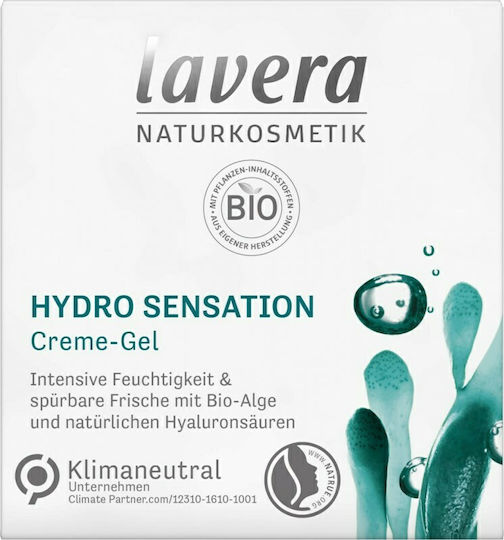 Lavera Light 24ωρο Ενυδατικό Gel Προσώπου με Υαλουρονικό Οξύ 50ml
