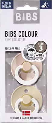 Bibs Suzete Cauciuc Colour Blush / Vanilla Suzeta pentru 18+ luni 2buc