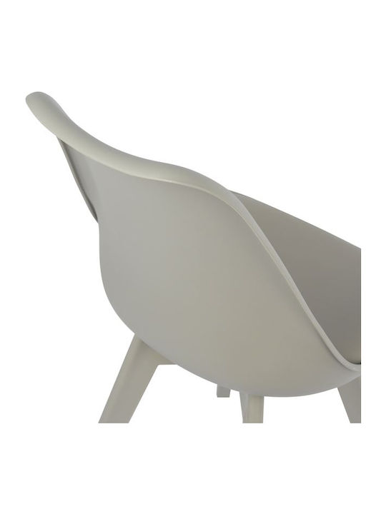 Vegas Kitchen Polypropylene Chair Grey / Grey 47x56.6x82cm 4pcs