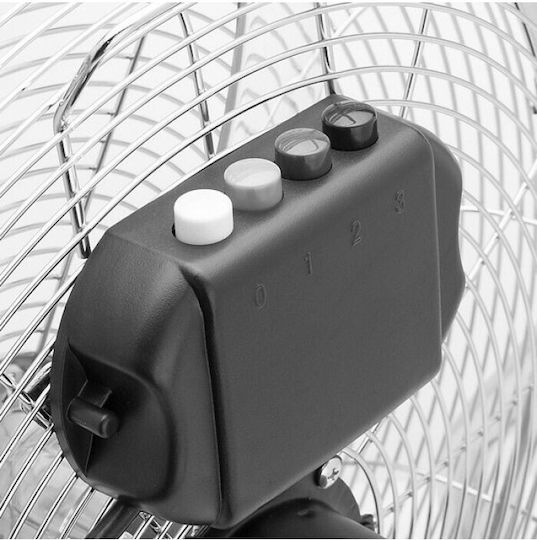 Mistral Plus Floor Fan 140W 45cm Diameter Silver