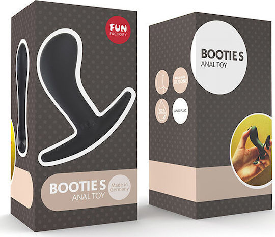 Fun Factory Bootie Butt Plug Small Anal Plug Klein Schwarz