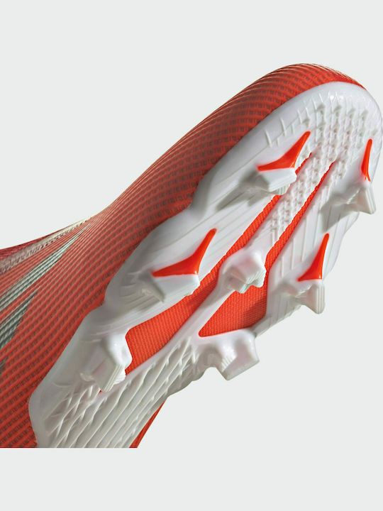 X Speedflow.3 FG Kids Soccer Cleats with Molded Outsole Red / Core Black / Solar Red
