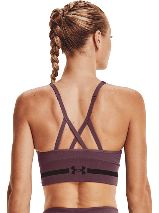 Under Armour Women's Sports Bra with Removable Padding Purple