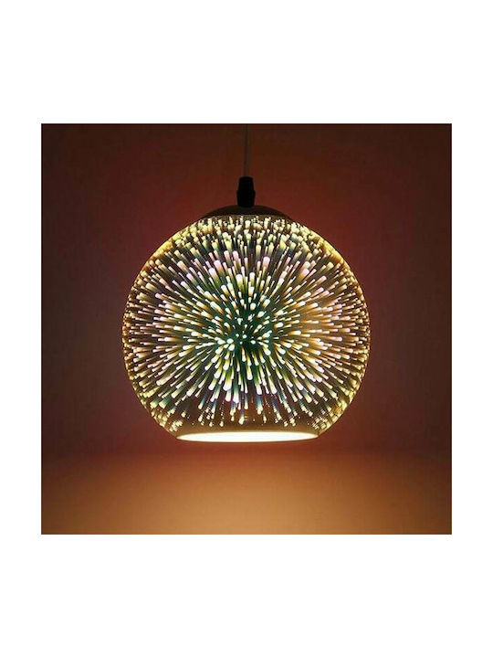 GloboStar Saturn Pendant Light Suspension for Socket E27 Gold