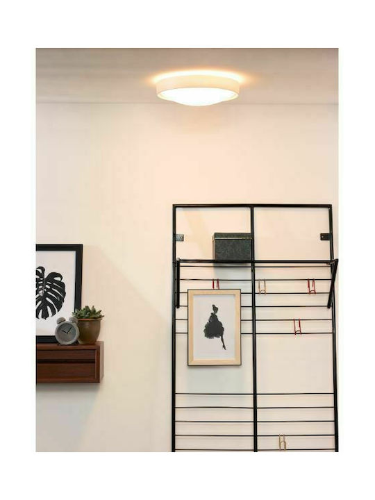 Lucide Lightning Lex Ceiling Mount Light 33cm White with Socket E27