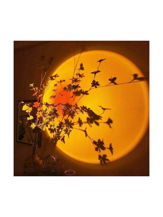 Projector Διακοσμητικό Φωτιστικό LED Θερμό Λευκό Sunset 29x11.5εκ.