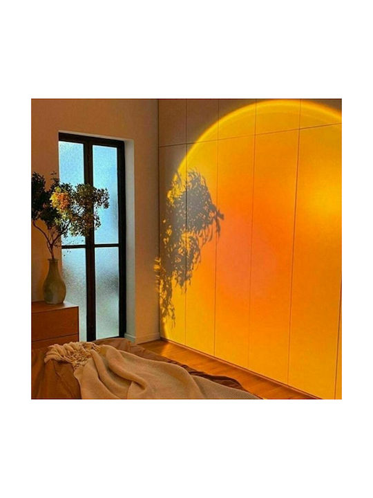 Projector Διακοσμητικό Φωτιστικό LED Θερμό Λευκό Sunset 29x11.5εκ.