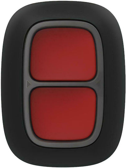 Ajax Systems Double Button Push Buttons for Alarm System Μαύρο