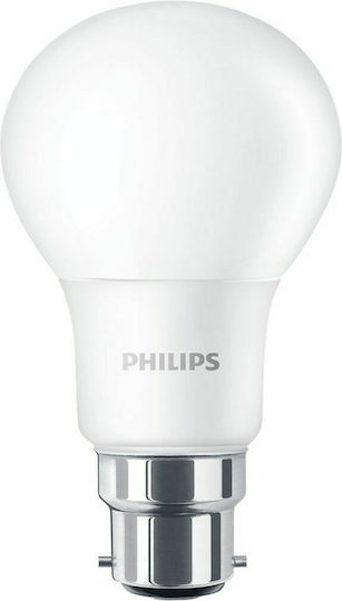 Philips LED Bulb 5.5W for Socket B22 and Shape A60 Warm White 470lm