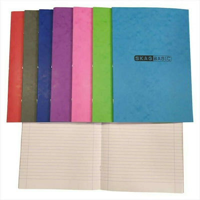 Skag Notebook Ruled A4 40 Sheets Basic 1pcs (Μiscellaneous colours)