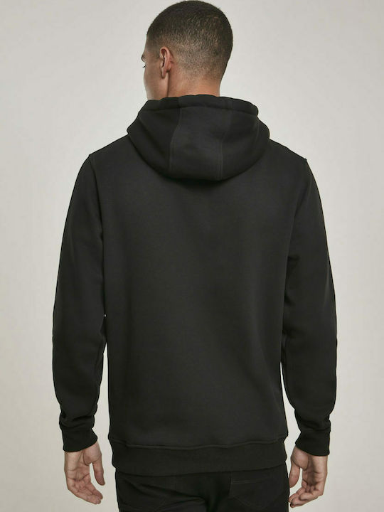 Wu Wear WU001 Men's Sweatshirt with Hood and Pockets Black