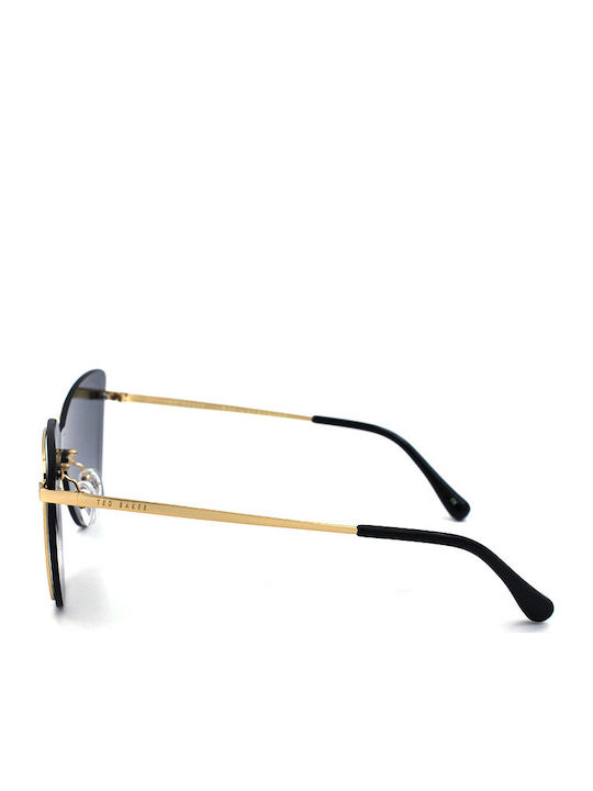 Ted Baker Women's Sunglasses with Brown Metal Frame and Gray Gradient Lens TB1582 401
