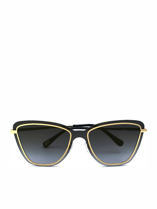 Ted Baker Women's Sunglasses with Brown Metal Frame and Gray Gradient Lens TB1582 401