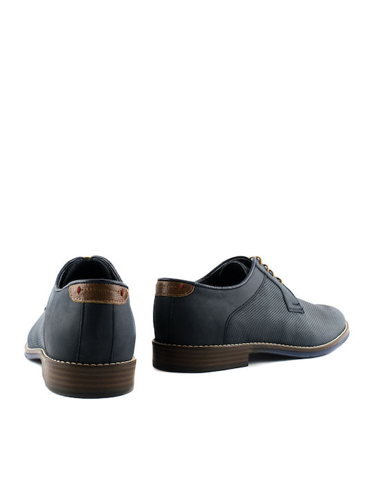 Men's Leather Casual Shoes Blue