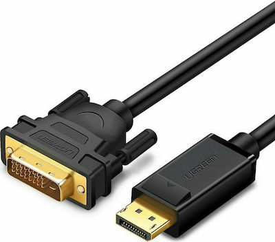 Ugreen Cable DVI-D male - DisplayPort male 2m Μαύρο (10221)