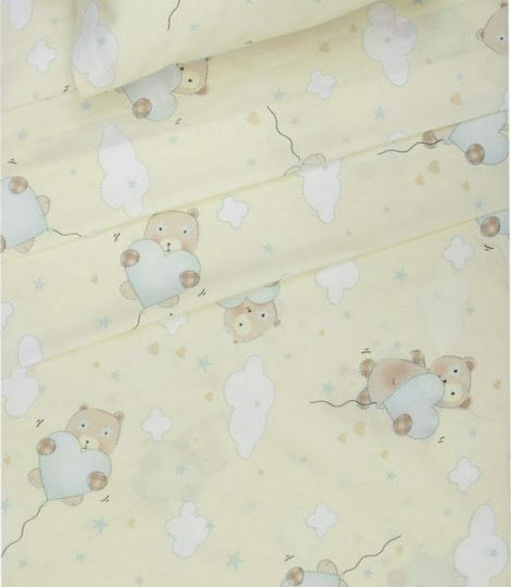 Viopros Еван Бебешка кувертюра Памук Екрю 120x160см