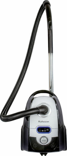 Rohnson R-1560 Ηλεκτρική Σκούπα 650W με Σακούλα 4lt Λευκή